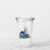 Cartoon Acryltrinkbecher (Rückseite)