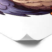 Cartoon Adlerdarstellung Poster (Ecke)