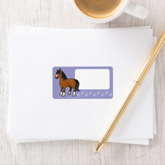 Cartoon Adressaufkleber (Insitu)