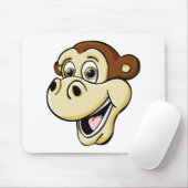 Cartoon-Affe Mousepad (Mit Mouse)