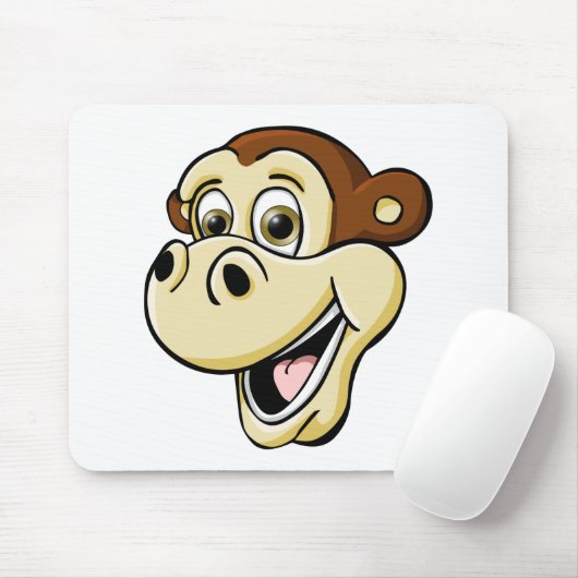 Cartoon-Affe Mousepad (Mit Mouse)