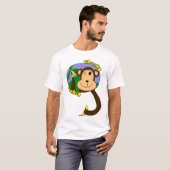 Cartoon-Affe T-Shirt (Vorne ganz)
