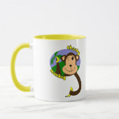 Cartoon-Affe-Tasse Tasse (Links)