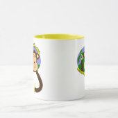 Cartoon-Affe-Tasse Tasse (Zentrum)