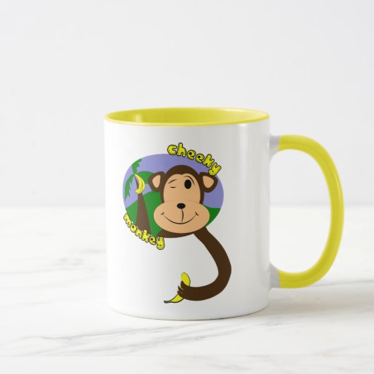 Cartoon-Affe-Tasse Tasse (Rechts)