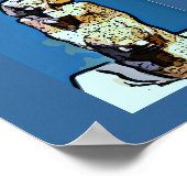 Cartoon Ägyptische Kunst Poster (Ecke)