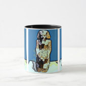 Cartoon Ägyptische Statue Tasse (Zentrum)