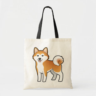 Cartoon Akita Inu/Shiba Inu Tragetasche