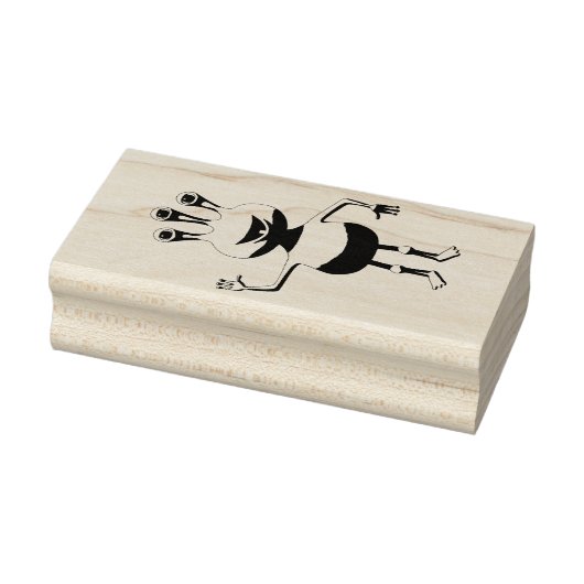 Cartoon Alien Rubber Briefmarke Gummistempel (Stempel)