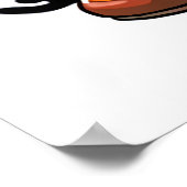 Cartoon Alien Vogelkreatur | Art der AI Poster (Ecke)