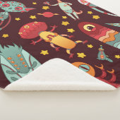 Cartoon aliens vintage seamless pattern. sherpadecke (3/4)