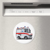 Cartoon Ambulance Car Magnet (In Situ (Geschirrspüler))