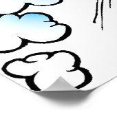 Cartoon Ambulance Poster (Ecke)