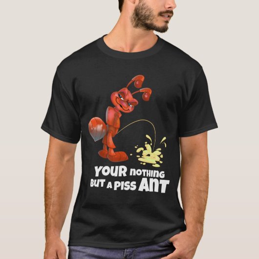 Cartoon-Ameisenpferd T-Shirt (Vorderseite)