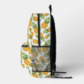 Cartoon Ananas-Muster Bedruckter Rucksack (Rechts)