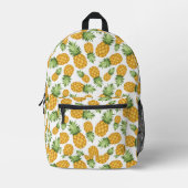 Cartoon Ananas-Muster Bedruckter Rucksack (Vorderseite)