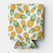 Cartoon Ananas-Muster Dosenkühler (Vorderseite)