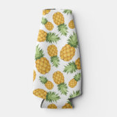 Cartoon Ananas-Muster Flaschenkühler (Vorderseite)
