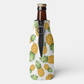 Cartoon Ananas-Muster Flaschenkühler (Flasche Rückseite)