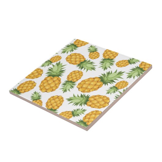 Cartoon-Ananas-Muster Fliese (Seite)