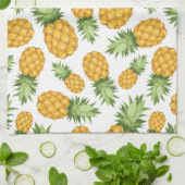 Cartoon Ananas-Muster Geschirrtuch (Gefaltet)