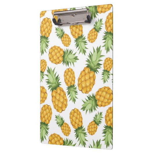 Cartoon-Ananas-Muster Klemmbrett (Links)