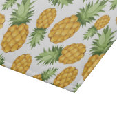 Cartoon Ananas-Muster Schneidebrett (Ecke)