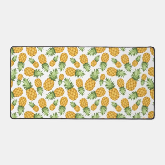 Cartoon Ananas-Muster Schreibtischunterlage (Vorderseite)