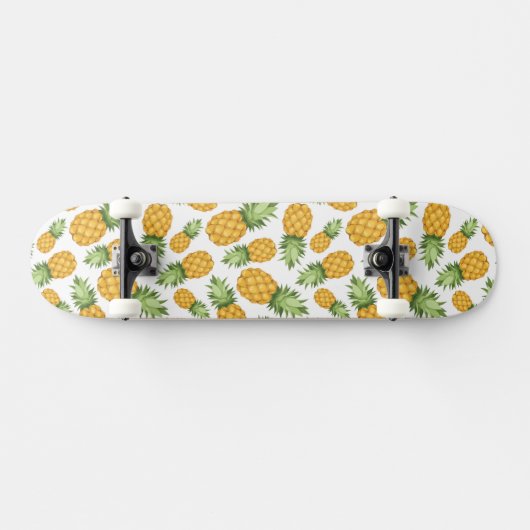 Cartoon-Ananas-Muster Skateboard (Horizontal)