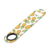 Cartoon-Ananas-Muster Speed Flaschenöffner (Rückseite Schrägansicht)