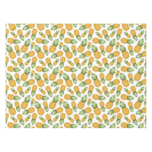 Cartoon-Ananas-Muster Tischdecke (Vorderseite (Horizontal))