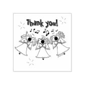 Cartoon Angel Choir individuell anpassbar Gummistempel (Prägung)