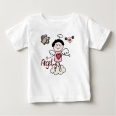 Cartoon Angel Girly Baby Tutu Bodysuit Baby T-shirt (Vorderseite)