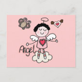 Cartoon Angel Postkarte (Vorderseite)