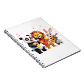 🎵 Cartoon Animal Music Party – Fun & Cute Musical Notizblock (Rechte Seite)