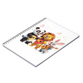 🎵 Cartoon Animal Music Party – Fun & Cute Musical Notizblock (Linke Seite)