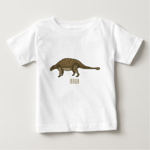 Cartoon Ankylosaurus Baby T-shirt