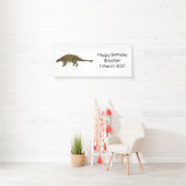 Cartoon Ankylosaurus Banner (Insitu)