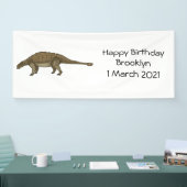 Cartoon Ankylosaurus Banner (Messe)