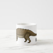 Cartoon Ankylosaurus Espressotasse (Vorderseite)