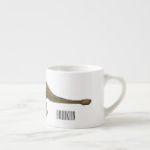 Cartoon Ankylosaurus Espressotasse (Rechts)