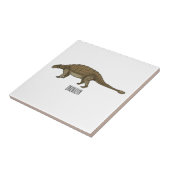 Cartoon Ankylosaurus Fliese (Seite)