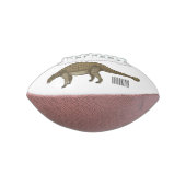 Cartoon Ankylosaurus Football (Gedreht 90)
