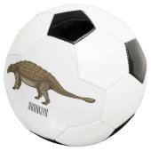Cartoon Ankylosaurus Fußball (Dreiviertel)