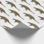 Cartoon Ankylosaurus Geschenkpapier (Ecke)