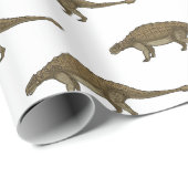 Cartoon Ankylosaurus Geschenkpapier (Rolleneckpunkt)