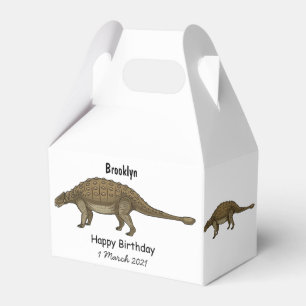 Cartoon Ankylosaurus Geschenkschachtel