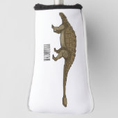 Cartoon Ankylosaurus Golf Headcover (Rotieren 90)