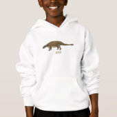 Cartoon Ankylosaurus Hoodie (Vorderseite)