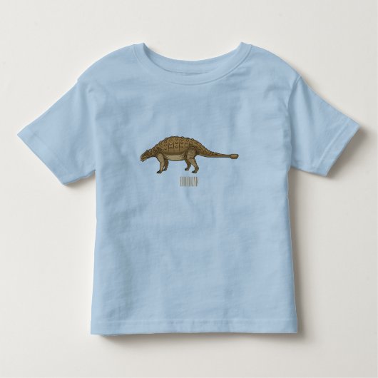 Cartoon Ankylosaurus Kleinkind T-shirt (Vorderseite)